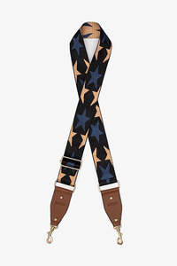 Bags Wallets: Antler Bag Strap - Navy Stars