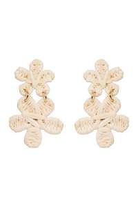 eb&ive Capri Duo Earring - White