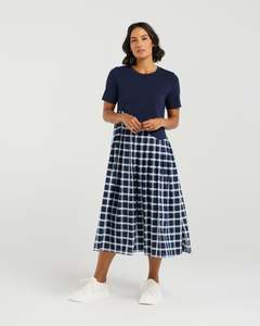 Et Alia: et alia Lee Dress - Midnight Weave