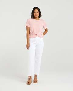 Et Alia: et alia Twist Tee - Candy Stripe
