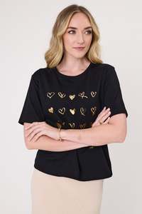 Lemon Tree Design: Lemon Tree Carina Top - Black