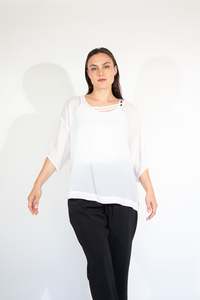 Jaclyn M Sterling Blouse - Milk