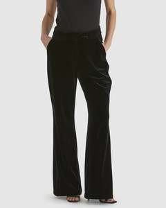 Fate + Becker Mustang Sally Velvet Pant - Black