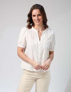 Stella Gemma: Stella + Gemma Maddie Blouse - White