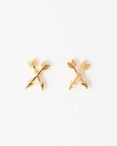 Stella Gemma Accessories: Stella + Gemma Earrings Petite Arrows - Gold & Silver