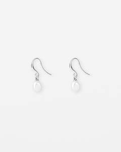 Stella Gemma Accessories: Stella + Gemma Mop Drop Earrings - Gold & Silver