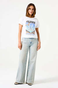 Garcia Let The Good Times Roll Tee - Off White