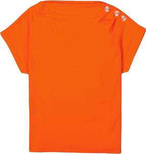 Garcia: Garcia Perla Top - Tangerine Red