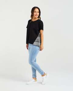 Zafina: Zafina Alice Top - Black