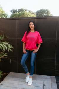 Seduce: Seduce Gemma Top - Hot Pink