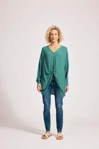 eb&ive Alegria Twist Top - Lagoon