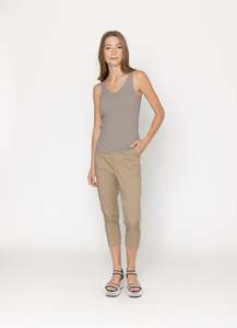 Two By Two: Two By Two Varia Top - Moss