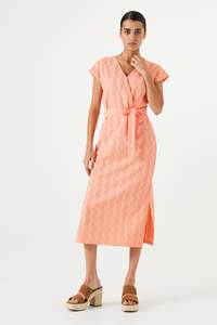 Garcia Ss24 November December: Garcia Nellie Dress - Papaya Punch