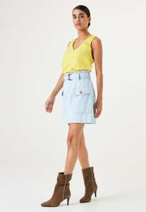 Garcia Ss24 November December: Garcia Singlet - Lemon Zest