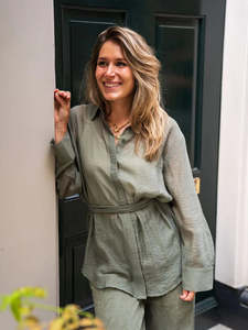 Msch Aw25 Drop 1 February: MSCH Carcella Shirt - Mulled Basil