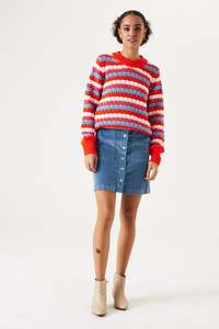 Garcia Cord Skirt - Faded Denim