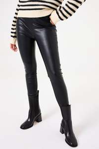 Garcia June July: Garcia Faux Leather Legging - Black
