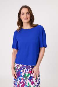 Lemon Tree Ss25 Release 4 August: Lemon Tree Bettina Top - Cobalt