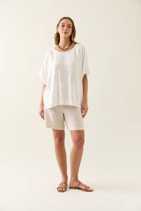 Isle Of Mine: Isle of Mine Ingrid Relaxed Top - Lotus