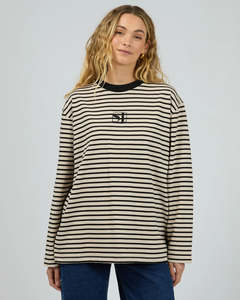 New Arrivals: Silent Theory Stripe Long Sleeve Tee - Black