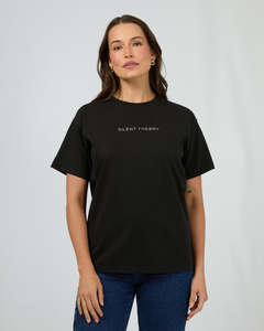New Arrivals: Silent Theory Logo Tee - Black