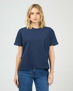 All About Eve Washed Tee - Navy