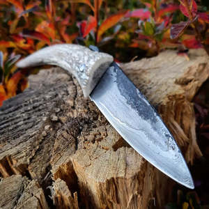 Knives By Benjamin Madden: Damascus Friction Folder