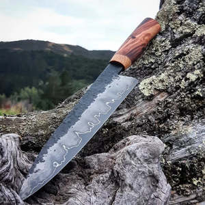 Knives By Benjamin Madden: Wrought Iron & Nickel Chef Knife