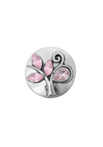20 mm Light Pink Tree Snap