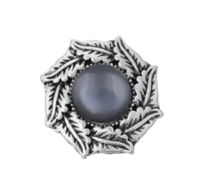 20 mm Black Leaf Snap