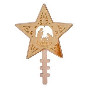 Christmas Shop1: Nativity Christmas Tree Topper