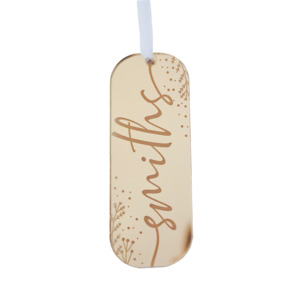Christmas Shop1: Rectangle Drop Ornament