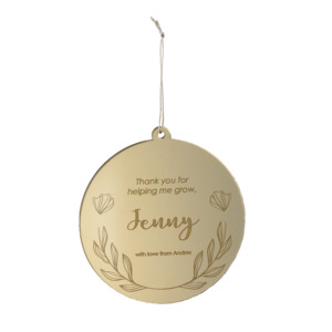 Personalised Christmas Bauble for Teachers