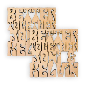 Better Together Groove Wooden Coaster