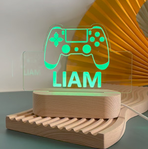 Home: Game Controller GamerTag Night Light