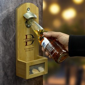 Bottle Openers: Groomsmen Wall-Mounted Bottle Opener