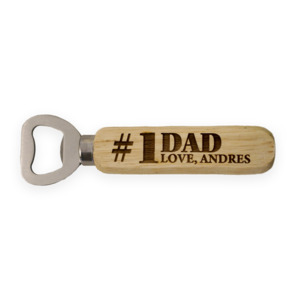 Bottle Openers: #1 Dad Personalised Bottle Opener