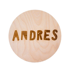 Wall Decor: Doodle Name Plaque