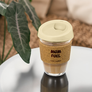 Seasonal: Mum Fuel Reusable Coffee Cup with Cork Band