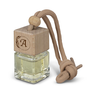 Seasonal: Botanical Wreath Monogram Refillable Car Air Freshener