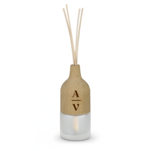 Seasonal: Serif Monogram Wooden Reed Diffuser