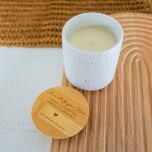 Mother’s Day Message Vanilla-Scented Candle
