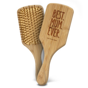 Gifts For Her: Best Mum Ever Bamboo Hair Brush