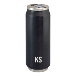 Gifts For Teachers: Minimalist Monogram Canister Insulated Drink Bottle