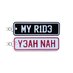 Personalised Plates: Standard NZ Number Plate Keychain