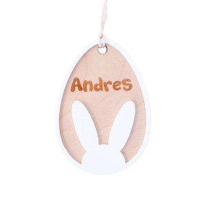 Big Bunny Easter Basket Tag