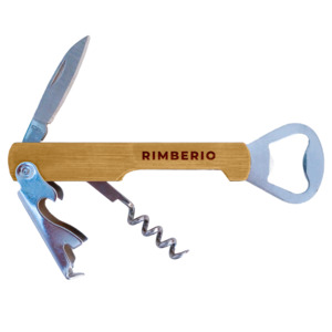 Promotional: Logo Bamboo Wine Waiters Knife