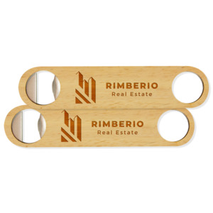 Promotional: Logo Rubberwood Bottle Opener