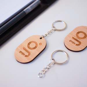 Promotional: Custom Shape Logo Keychain