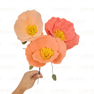 Flowers: Poppy – 3 Stems